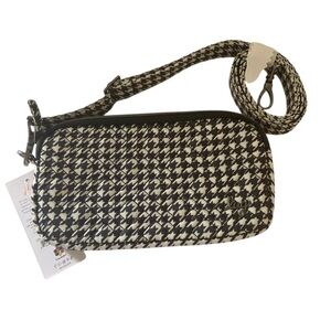 Lug Houndstooth Black and White Women's Bag Crossbody and belt bag